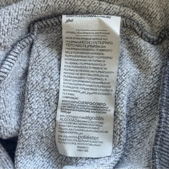 Men's Under Armour Charcoal Drawstring Hoodie w/ Large Front Pocket Size S - Picture 8 of 9